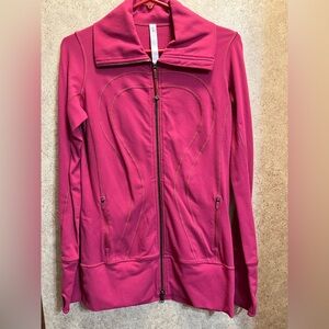 Lululemon In Stride Fuchsia Zip-Up Jacket